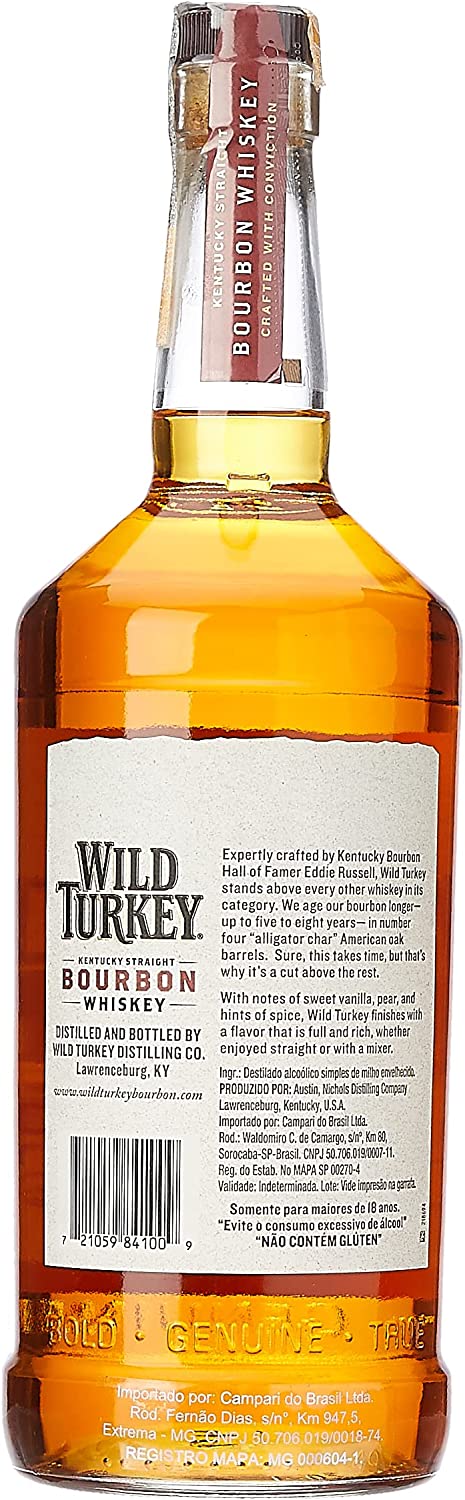 Whisky Wild Turkey 81 1000Ml