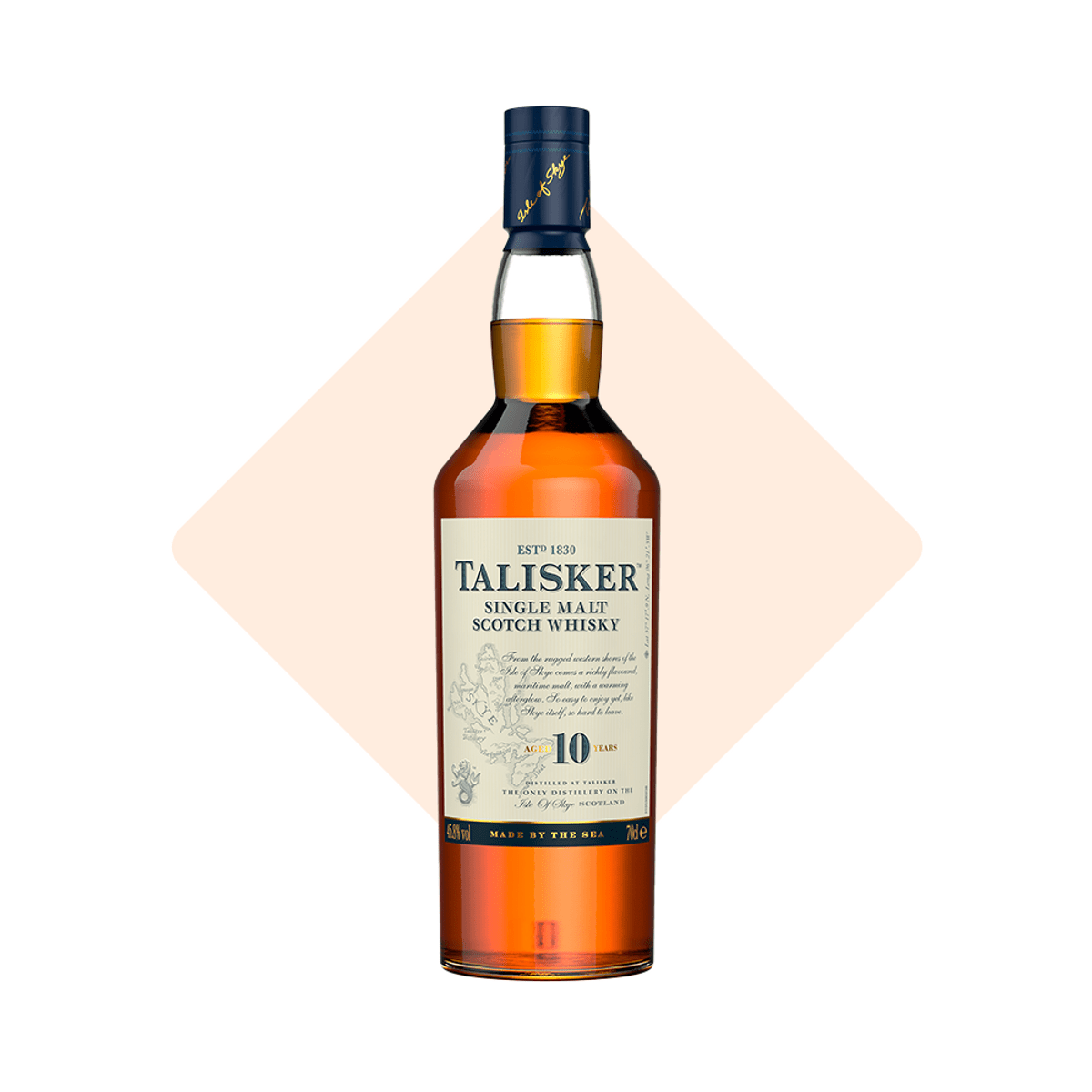 Whisky Talisker 10 Anos, 750ml